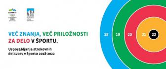 Usposabljanje strokovnih delavcev v športu 2018-2022